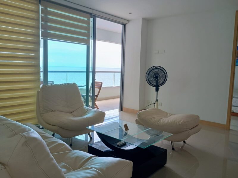 🌊 APARTAMENTO EN ARRIENDO CON VISTA AL MAR – CONDOMINIO BEACH CLUB, CRESPO, CARTAGENA 🌴